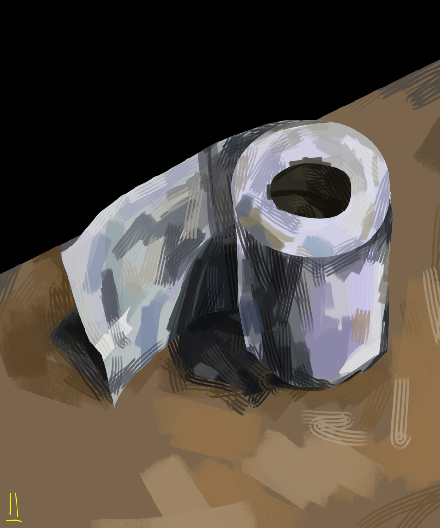 toilet paper digital art